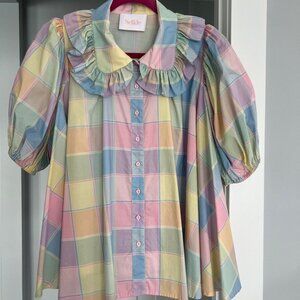 SELKIE The Cream Puff Blouse Garden Pub